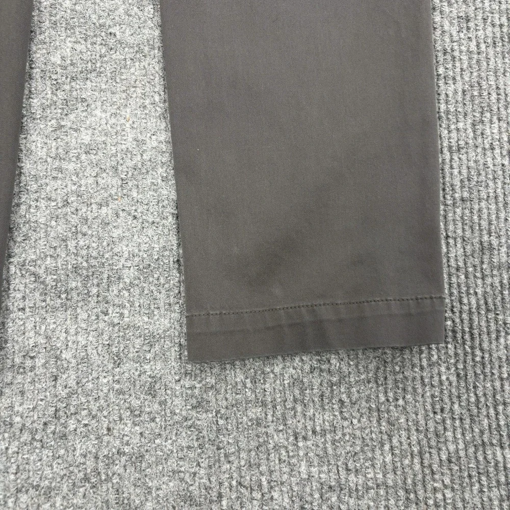 Banana Republic Aiden Chino Pants Mens 33x32‎ Grey Cotton Blend Slim Fit Casual